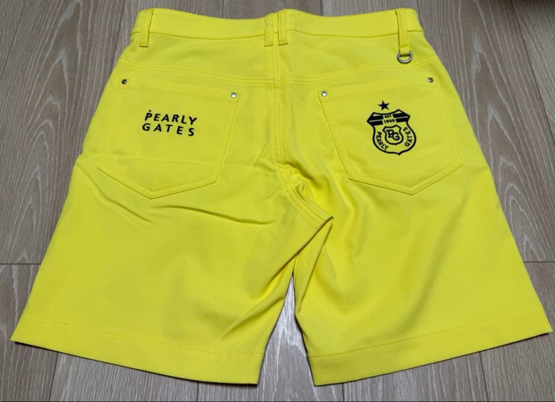 PEARLY GATES イエロー ショートパンツ　お値段交渉受付ます。