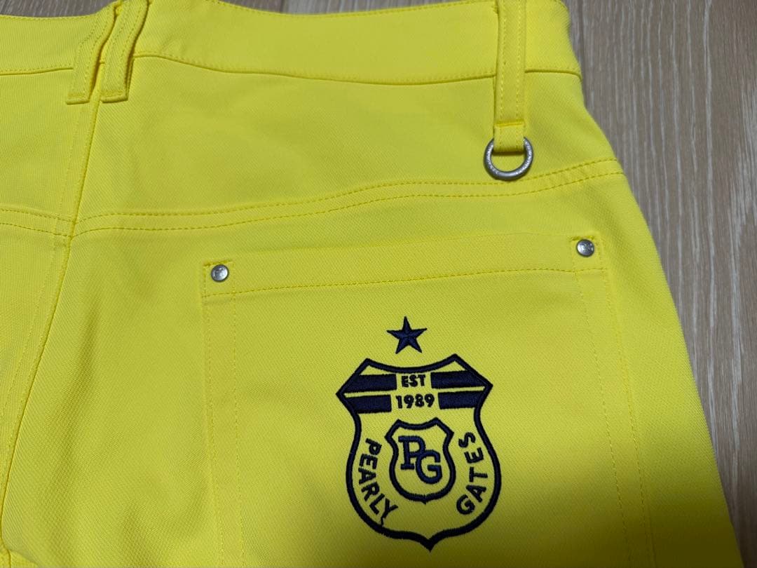 PEARLY GATES イエロー ショートパンツ　お値段交渉受付ます。
