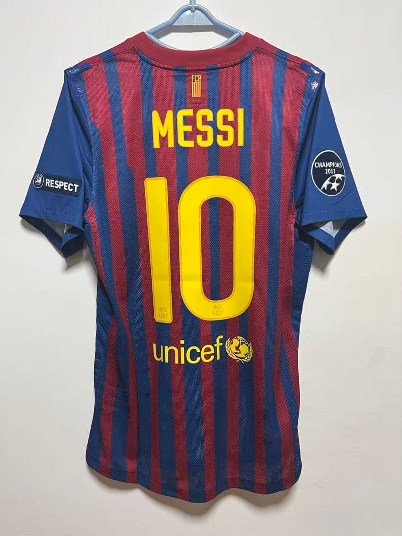 選手支給品バルセロナ メッシ 11/12 UCL ユニフォーム