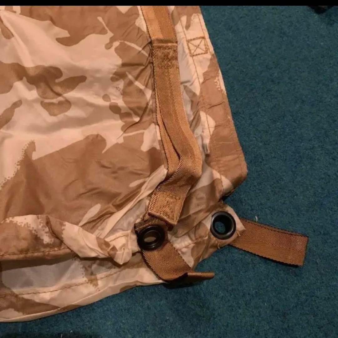 希少 デッドストック新品未使用 イギリス軍 デザートカモ タープ