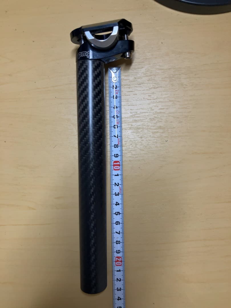 PMP 軽量カーボンシートポストφ27.2mm　220mm 166g中古