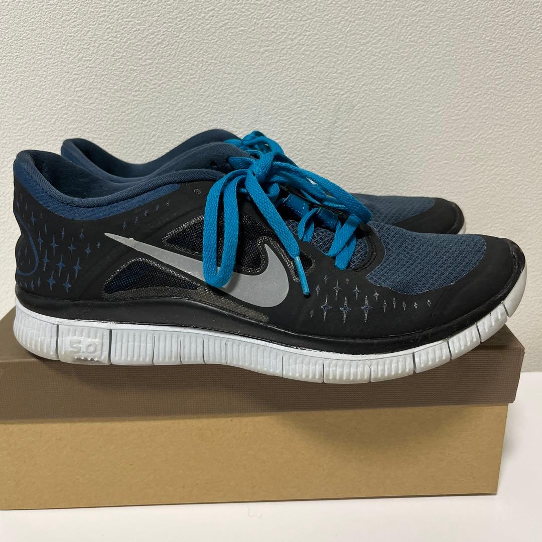 NIKE FREE RUNスニーカー　ブルー　26.0㎝