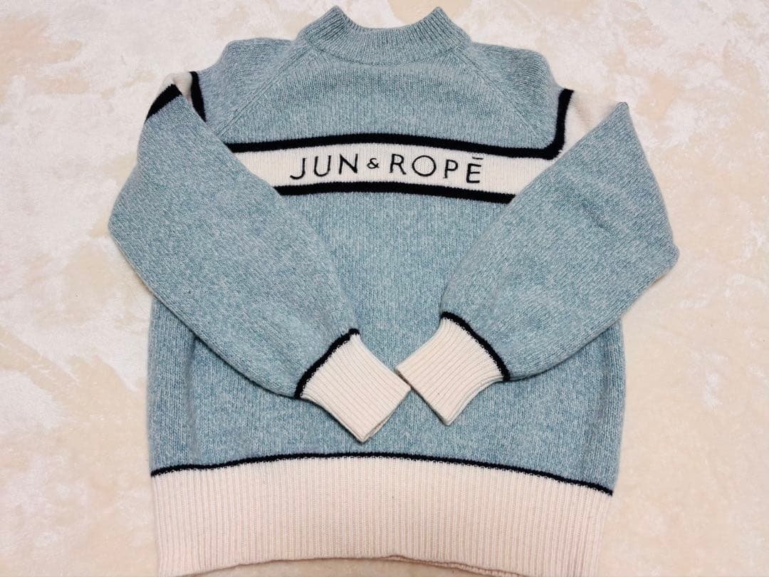 JUN&ROPE’ミックスヤーン　セーター　Sサイズ