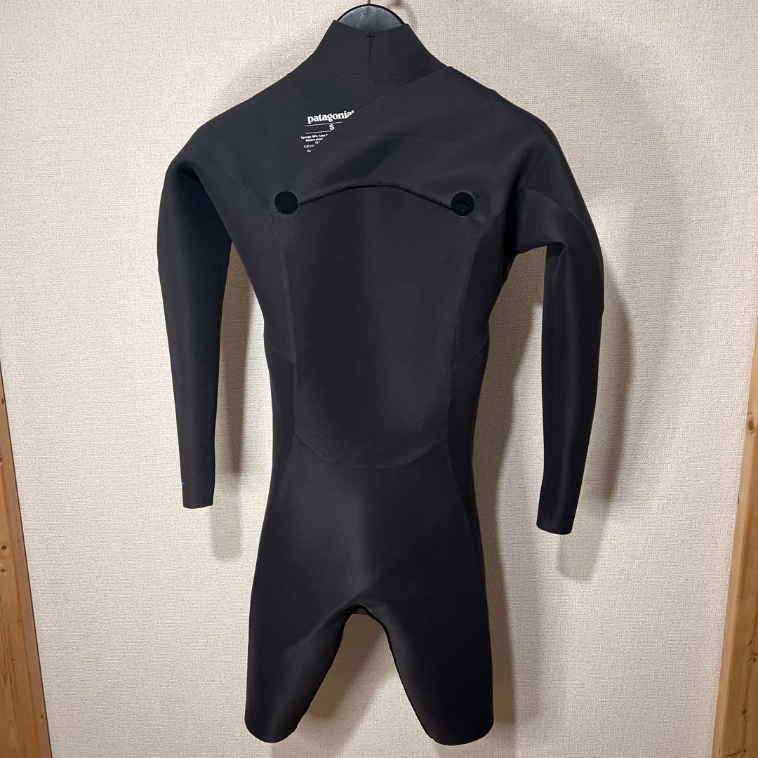 patagonia ブラック ロングスプリングウェットスーツ 2mm Ｓサイズ