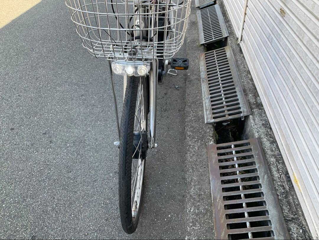 ブリヂストン新機種電動アシスト自転車フロンティア26インチグレーアルミボディー