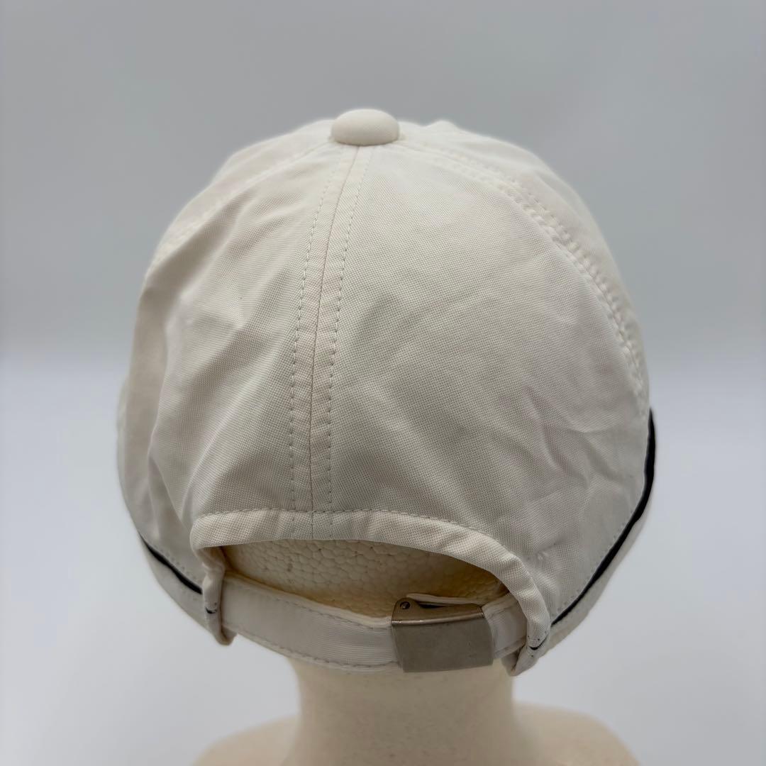 【BURBERRY GOLF】帽子 ロゴ刺繍 高級感 アイボリー ゴルフウェア