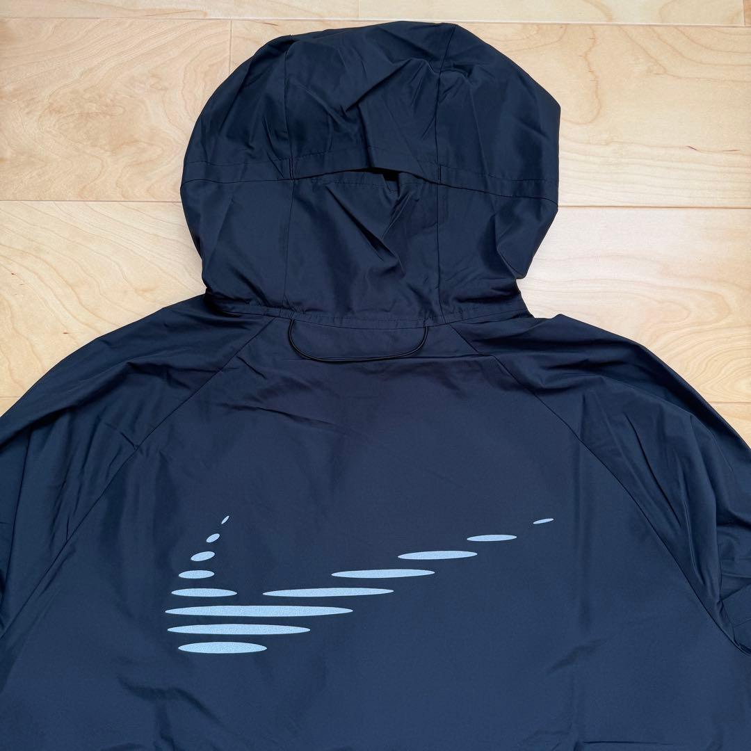 NIKEナイキ　ランニングジャケット　ウィンドブレーカー　黒　ブラック　XL新品