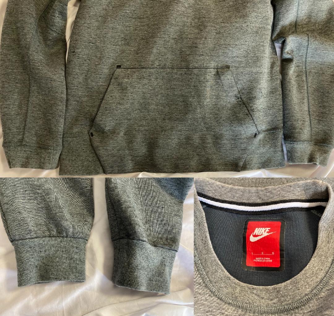 古着☆NIKE テックフリース セットアップ Lサイズ グレー 上下 イエロー