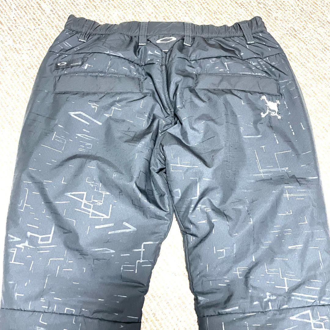 【フォロー割】 超美品 オークリースカル 中綿防寒パンツ Mサイズ 総柄