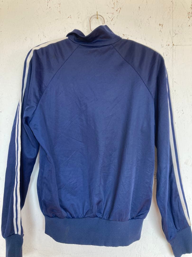 adidas vintage トラックジャケット　曲がりポケット