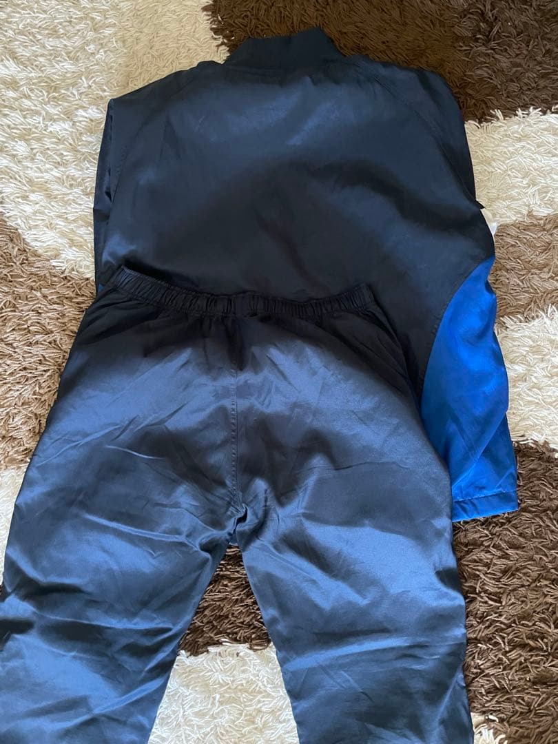ラグビー ピステ上下セット 青 2XL
