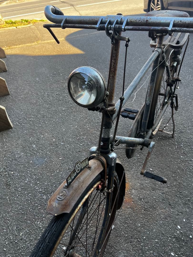 丸石自転車、昭和レトロ丸石自転車、レトロ運搬車、自転車運搬車、丸石自転車運搬車