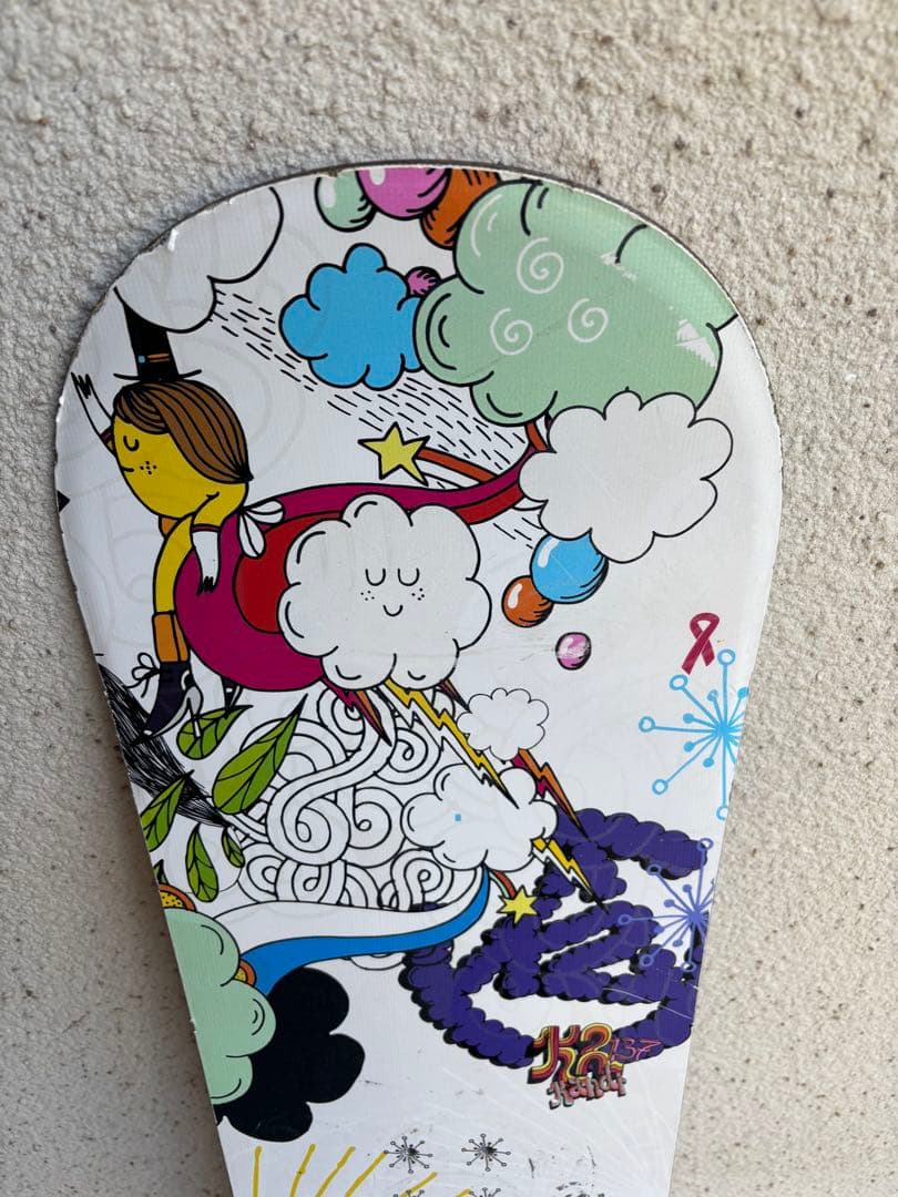 模様がカワイイ K2 スノーボード 137cm candy