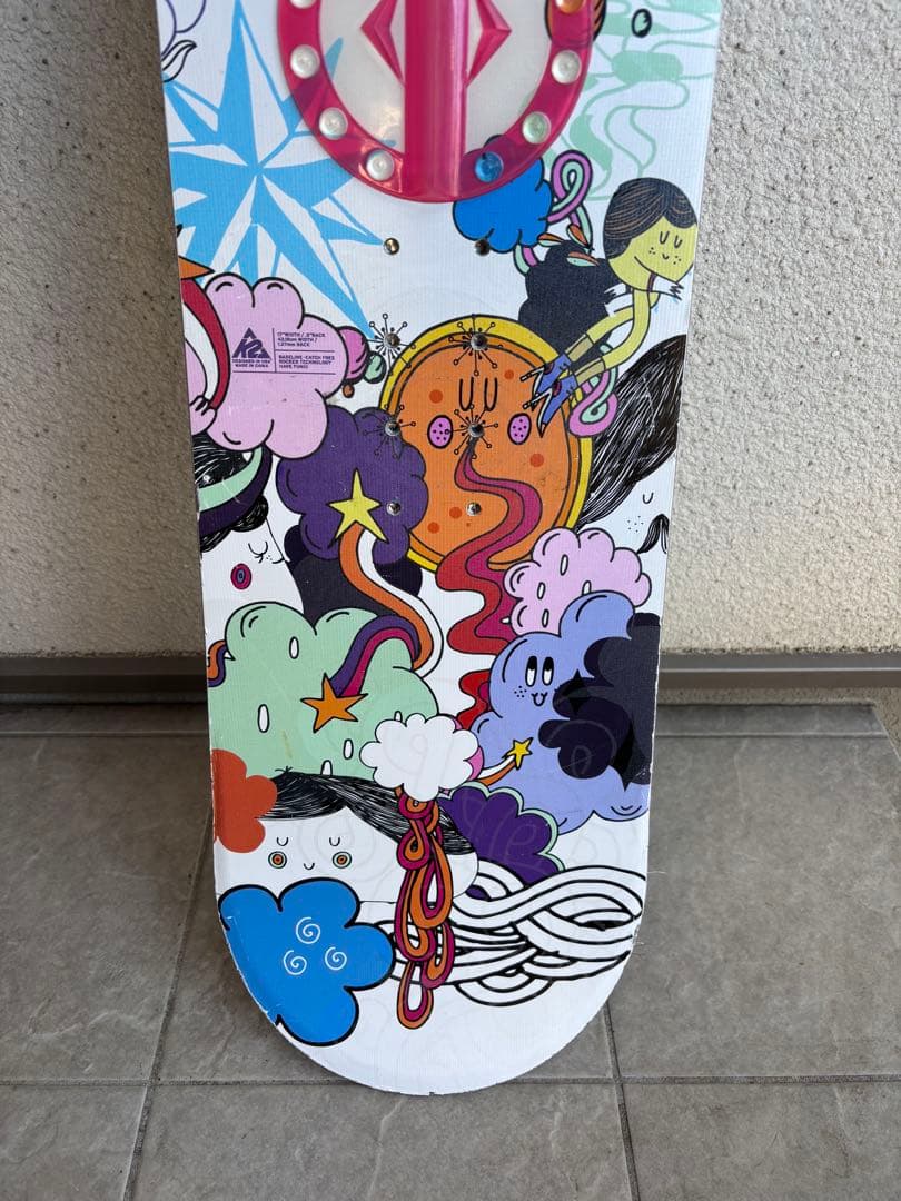 模様がカワイイ K2 スノーボード 137cm candy