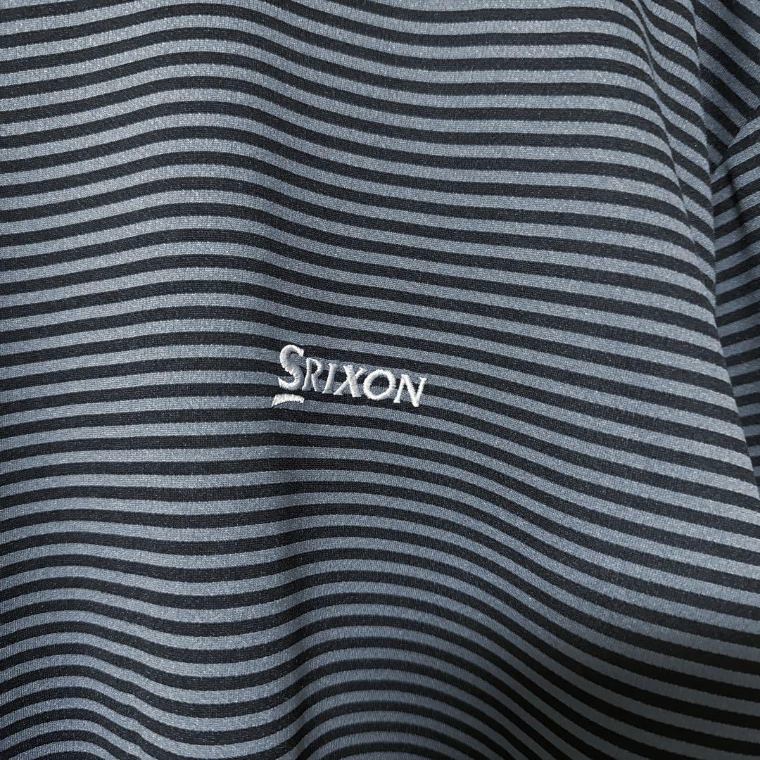 SRIXON スリクソン ハイネック ロゴ シャツ 長袖 大きいサイズ 3L