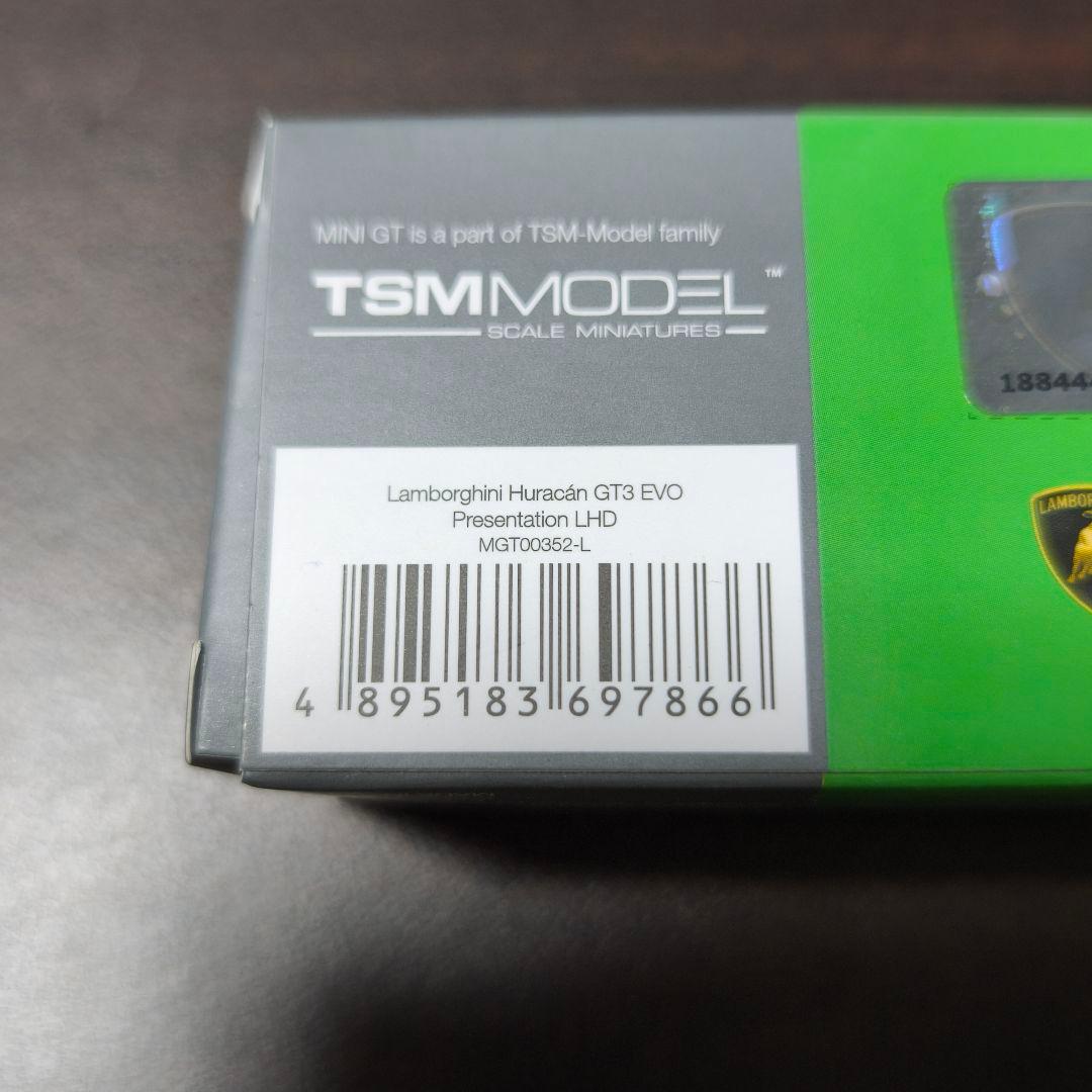 MINI GT ランボルギーニ ウラカン GT3 EVO プレゼンテーション 左