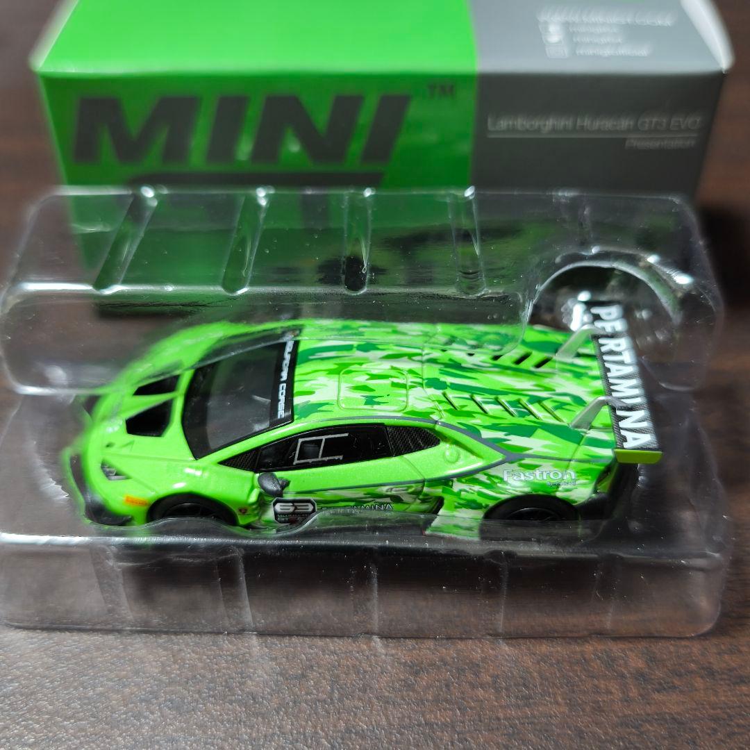 MINI GT ランボルギーニ ウラカン GT3 EVO プレゼンテーション 左