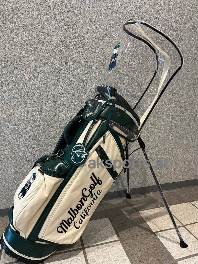 新入荷★マルボンゴルフキャディバッグベージュグリーン