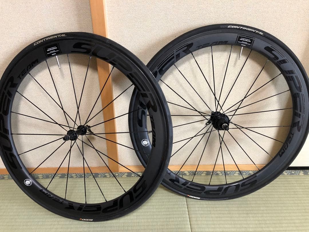 super team ホイール　50mm GP5000付き
