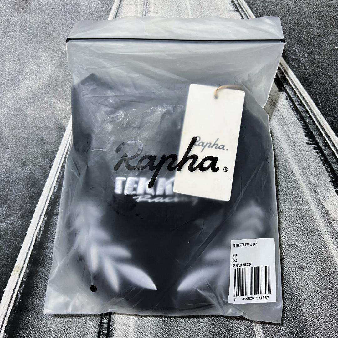 新品 Rapha 特別限定版 テッカーズ 6 パネル キャップ ブラック