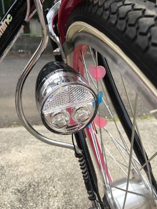 自転車　24インチ　女の子　屋内保管　使用わずか