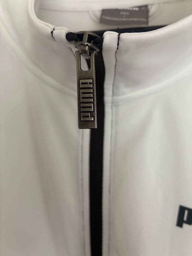 PUMA ジャージ　上下セットアップ　ホワイト/ブラック