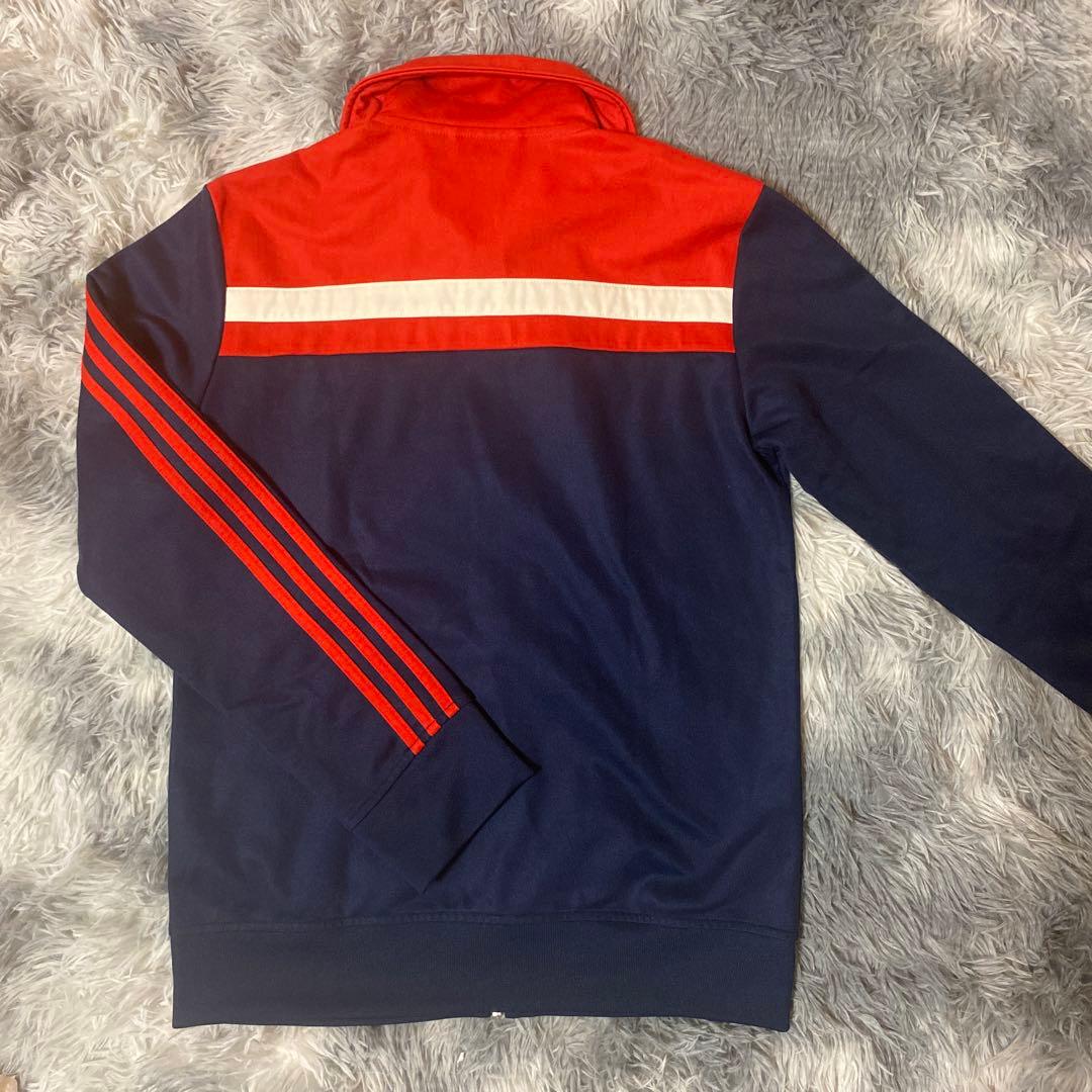adidas ジャージジャケット ネイビー/レッド