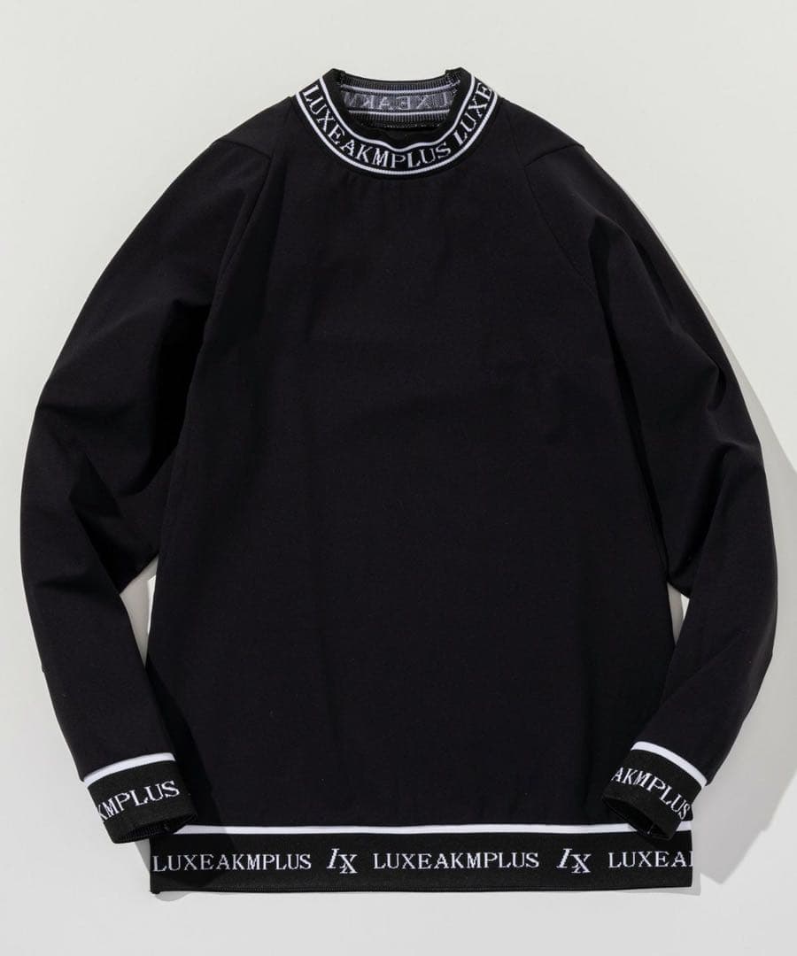 LUXEAKMPLS ブラック ヘムラインロングTシャツ Lサイズ SALE