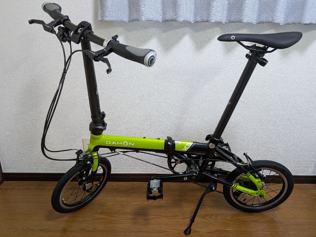 DAHON K3 2020年モデル ライムグリーン 室内保管 カスタム多数