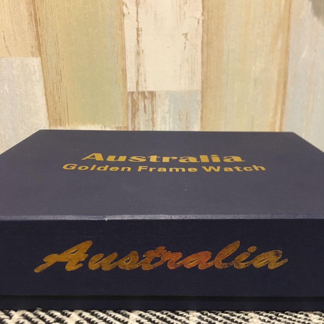 【最終値下げ】Australia Golden Frame Watch 置き時計