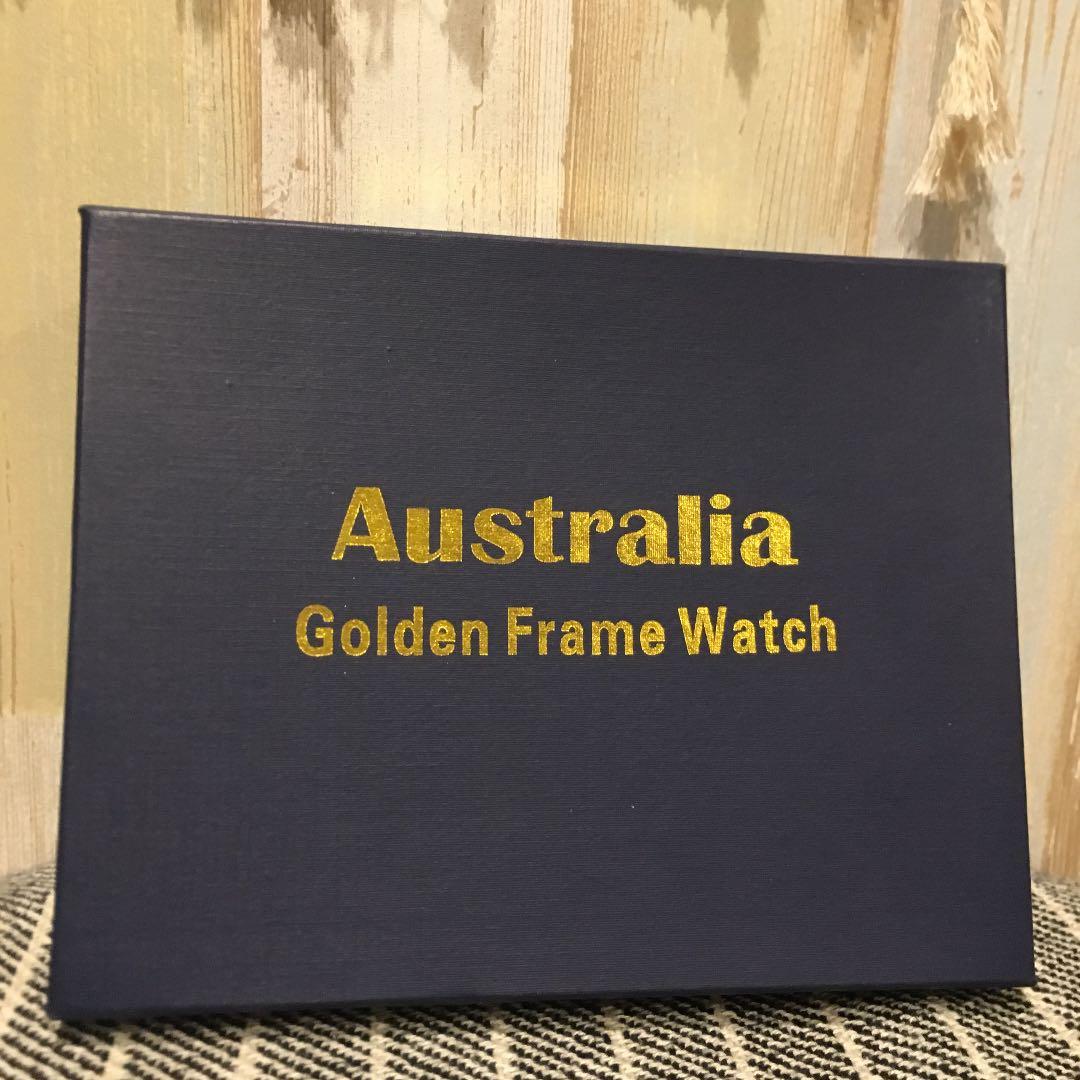 【最終値下げ】Australia Golden Frame Watch 置き時計