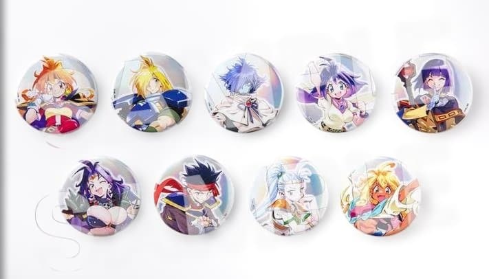 スレイヤーズ展　トレーディングホログラムBIG缶バッジ（全9種）