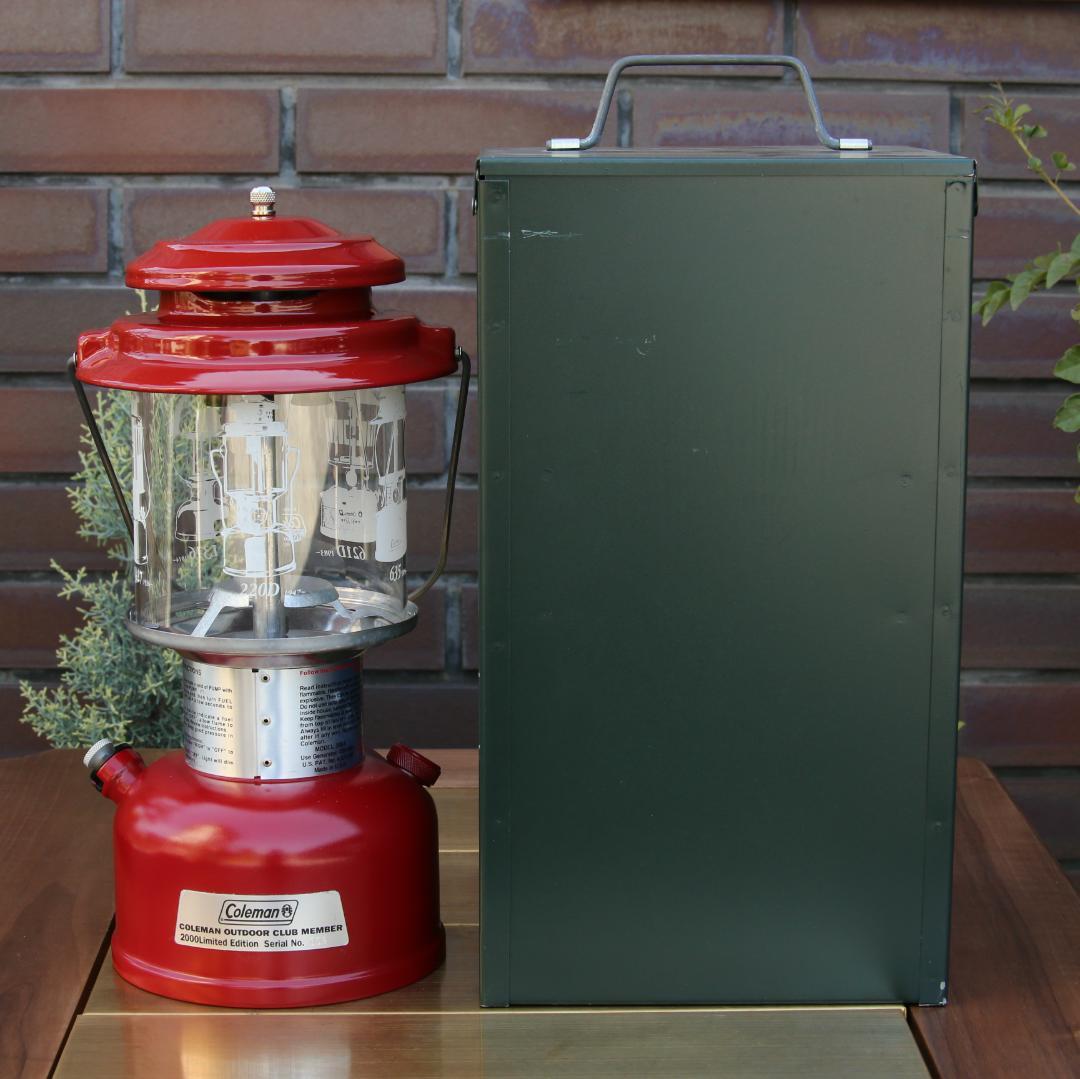 コールマン ランタン 290　ミレニアムランタン　2000年2月　めっちゃ美品