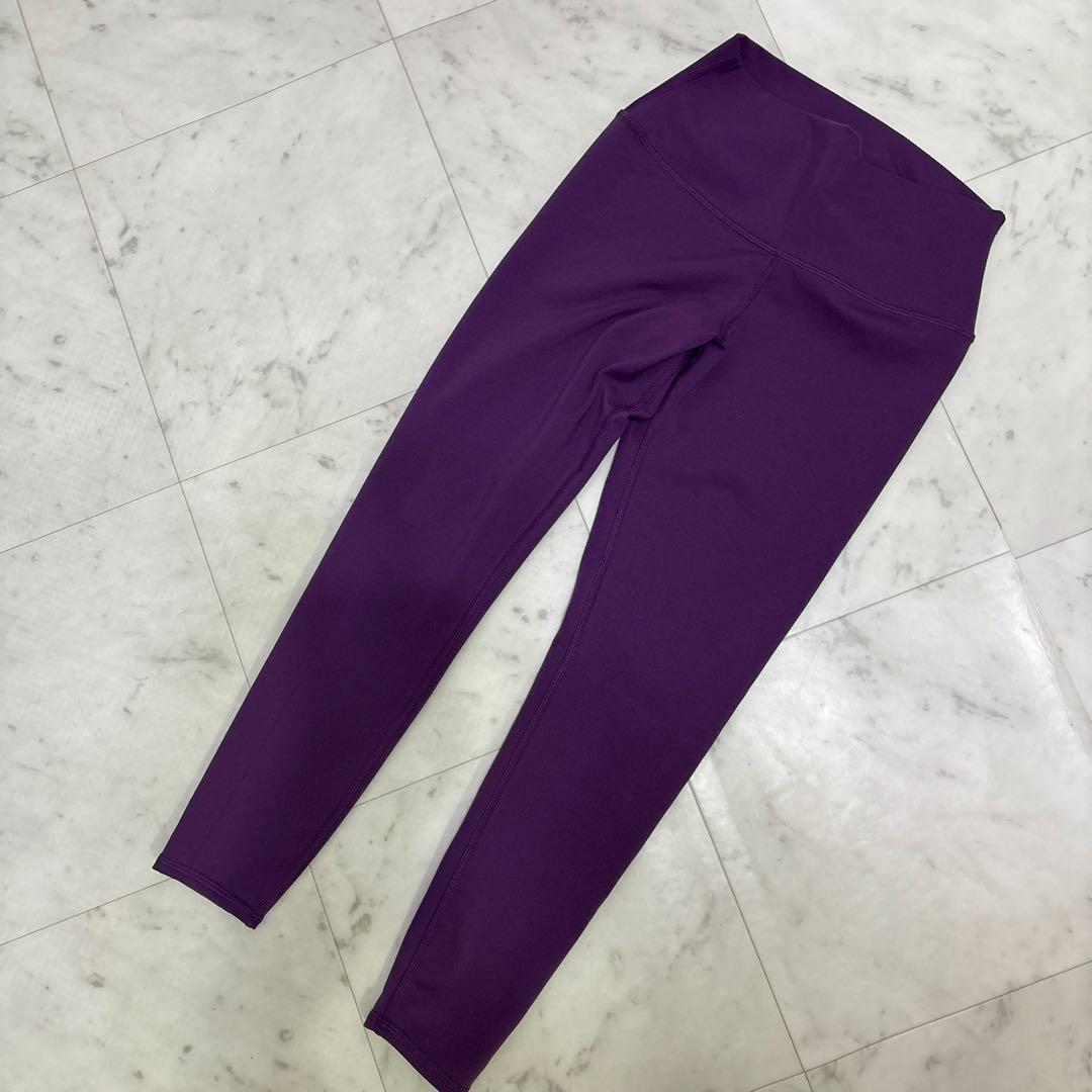 ALO Yoga パープルハイウエストレギンス