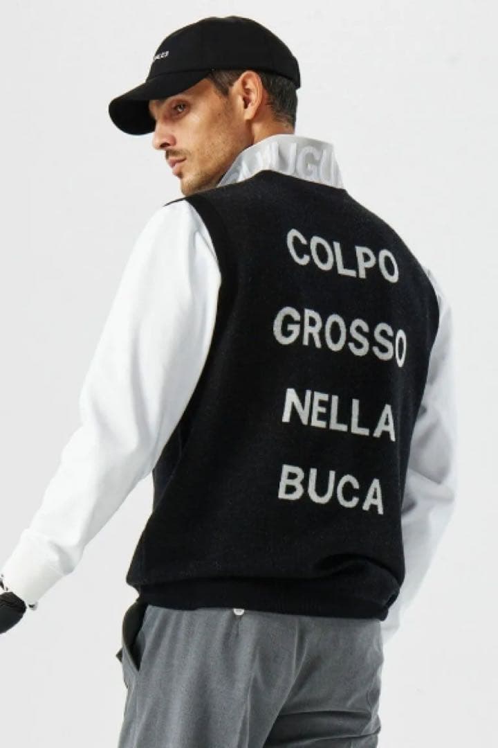 メンズウェア 1piu1uguale3 GOLF G KNIT VEST MESSAGGIO