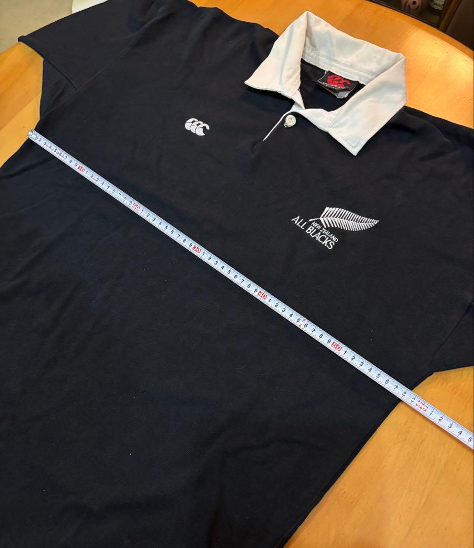 オールブラックス カンタベリー ニュージーランド ラガーシャツ サイズL