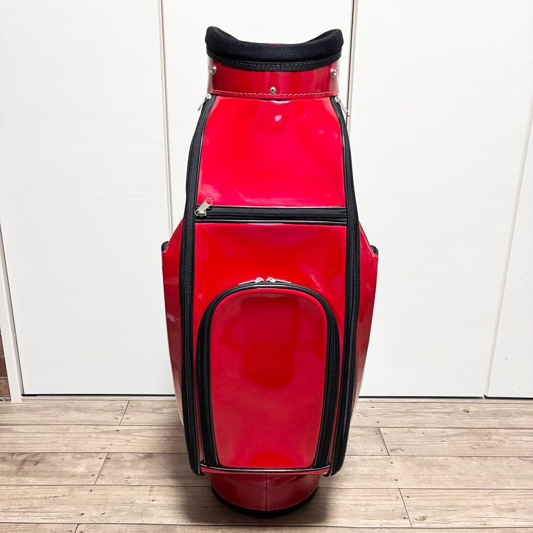 【希少 美品】CocaCola キャディバッグ ゴルフバッグ　レッド　ロゴマーク