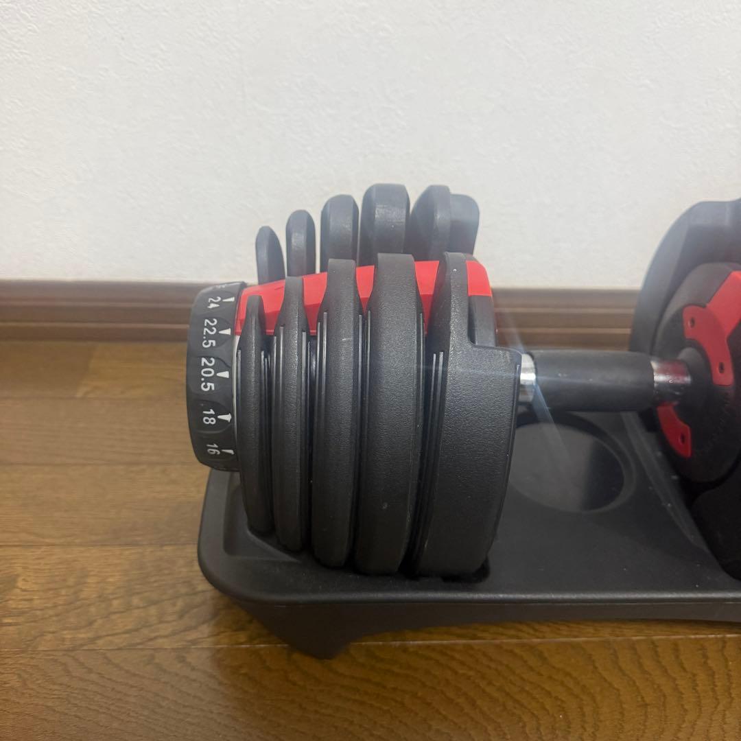 可変式ダンベル 24kg アジャスタブルダンベル 筋トレ