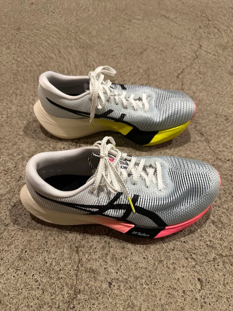 【美品】ASICS メタスピードスカイ 24.5cm 走行20km未満