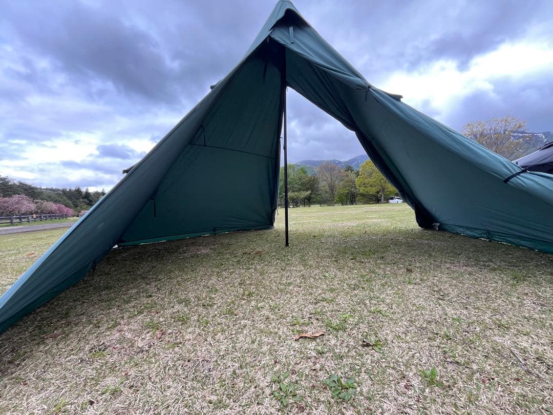 tent Mark サーカスTCDXダックグリーンフロントフラップセット