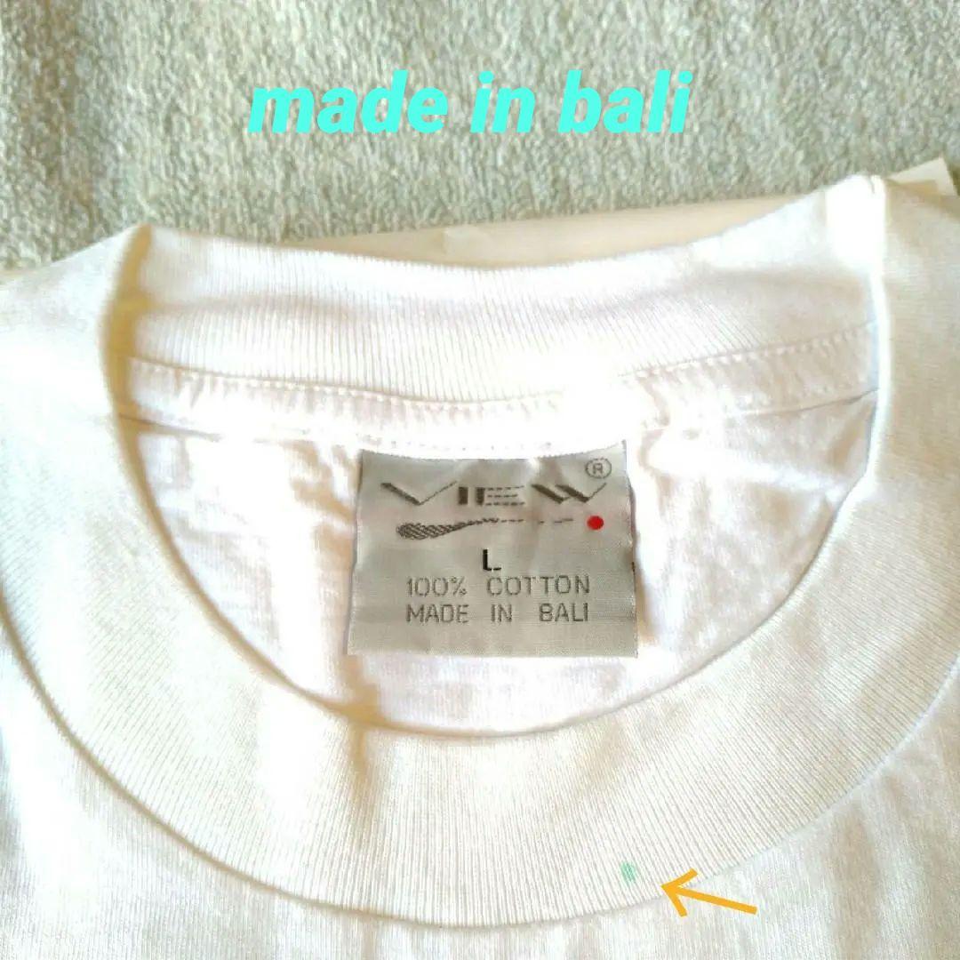 80s　バリ島　TUBES　サーフィン　新品　Tシャツ　当時物　レア　波