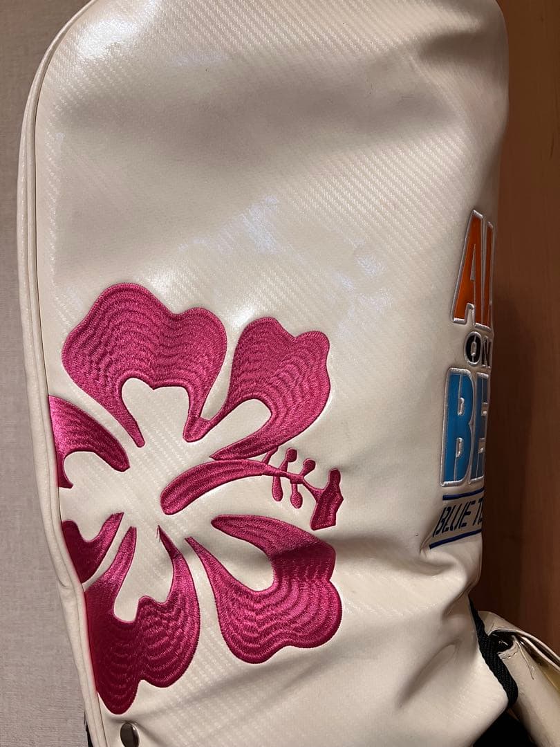BLUETEEGOLF キャディバッグ ALOHAONTHEBEACH ハワイ柄