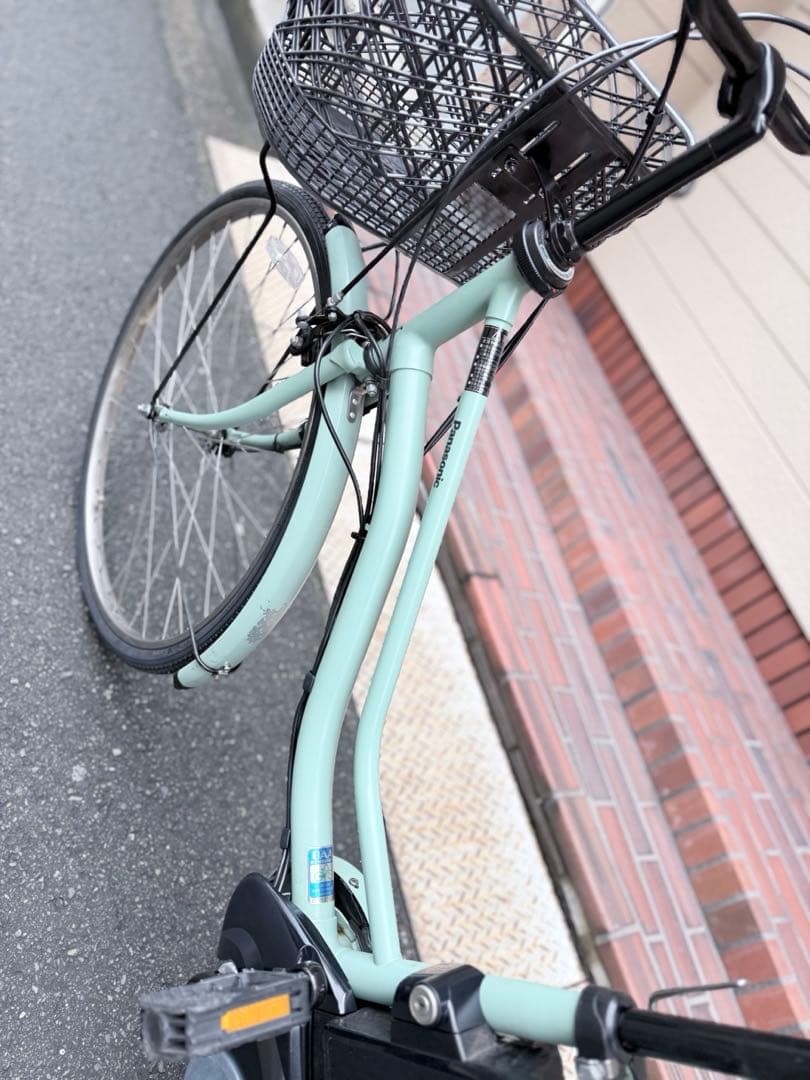 大阪府　パナソニック　電動アシスト自転車 ミントグリーン　26インチ