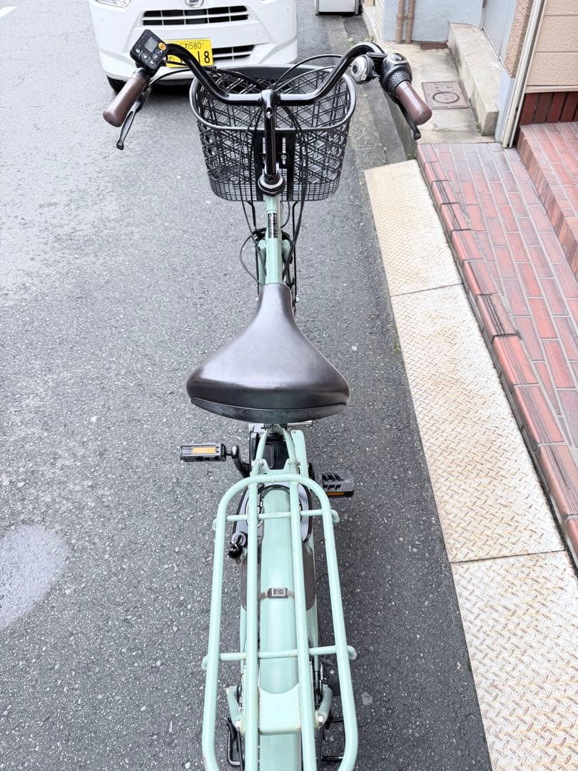 大阪府　パナソニック　電動アシスト自転車 ミントグリーン　26インチ