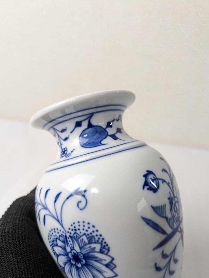 マイセン ブルーオニオン フラワーベース 花瓶