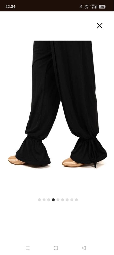 お値下げしました！dreamy pants 社交ダンスレッスンウェア！