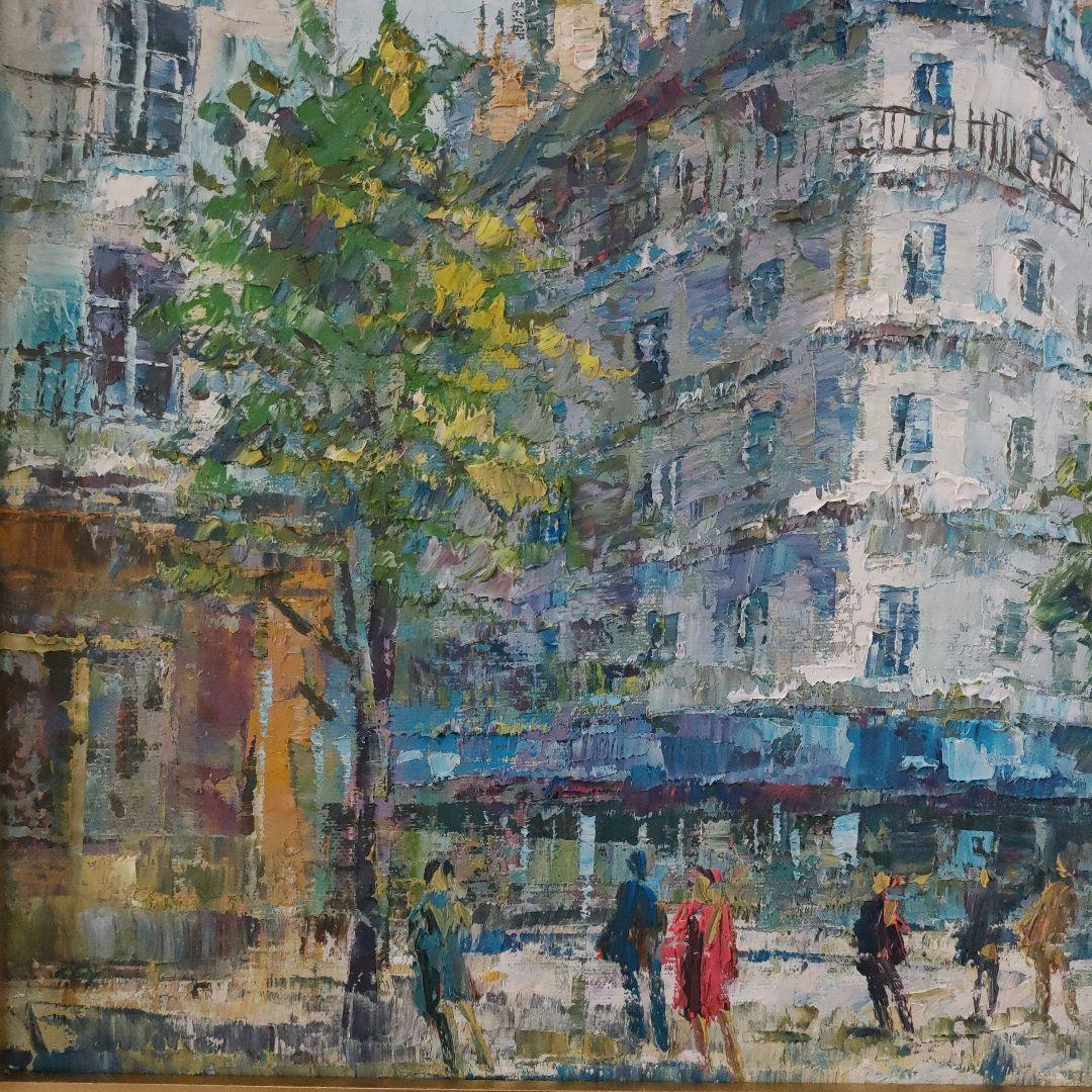 石川啓司（應美会会員）　油彩画　F6号『パリ風景』