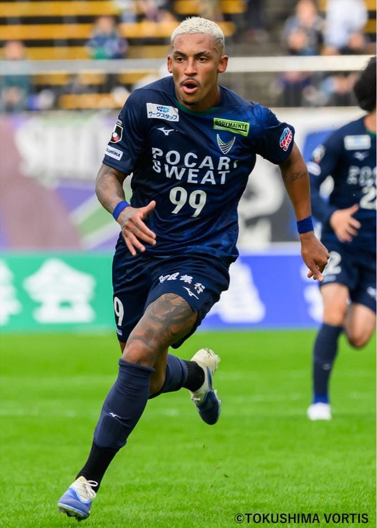 徳島ヴォルティス　ルーカスバルセロス1stユニフォーム(実使用) 選手支給品