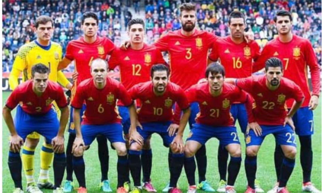 2016 スペイン代表　ユニフォーム