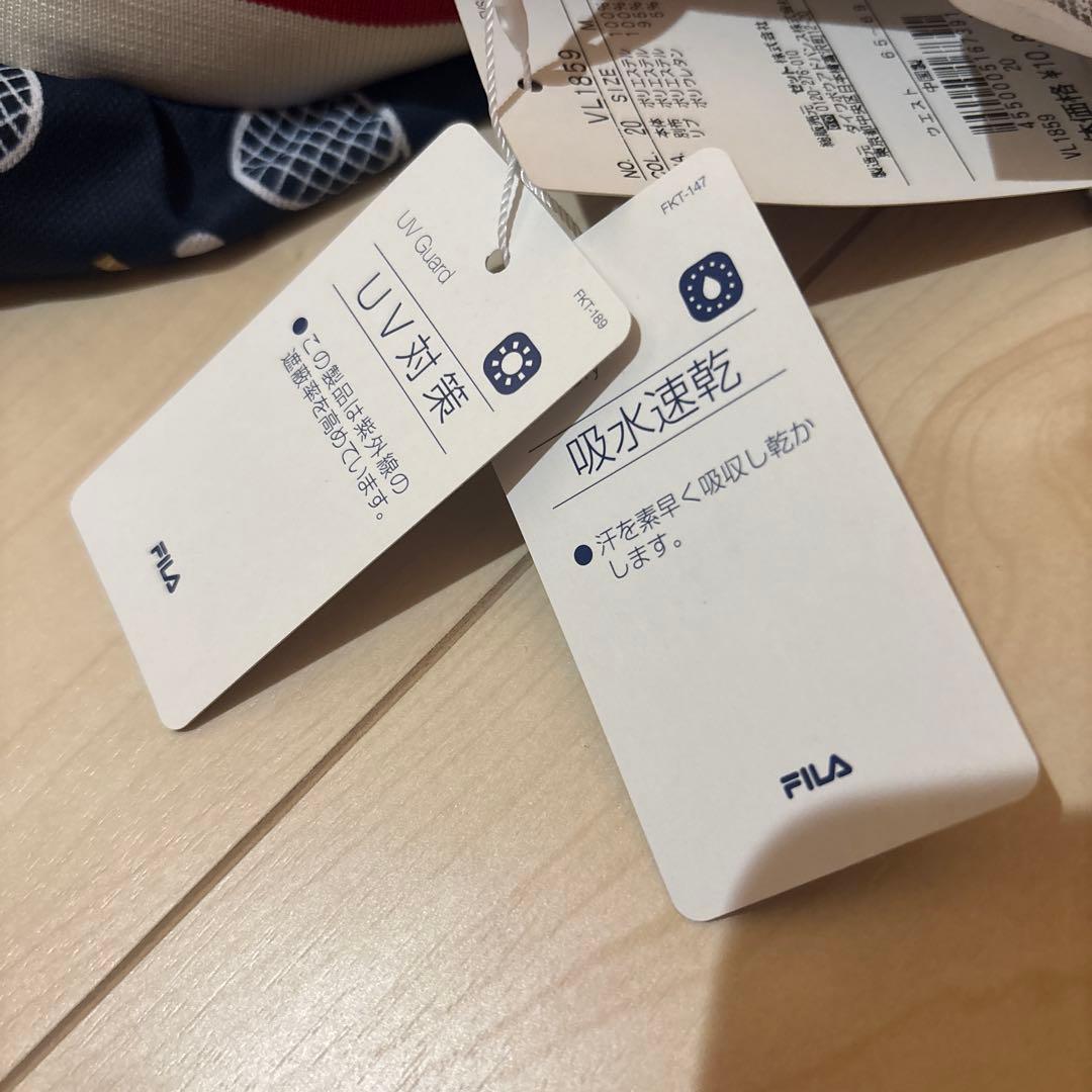 FILA テニスウェア上下　セットアップ　M タグ付き